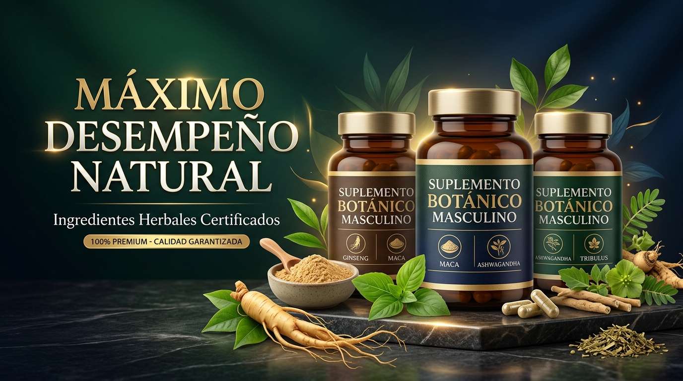 Suplementos naturales para la vitalidad y potencia masculina en LATAM 2026