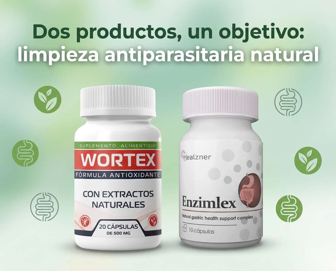Enzimlex y Wortex suplementos herbales antiparasitarios — disponibilidad en México