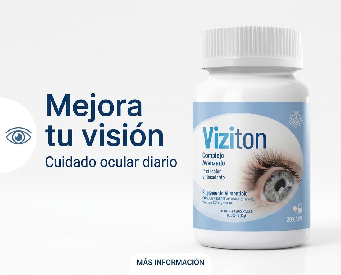Viziton México — suplemento natural para la salud ocular con zinc y luteína