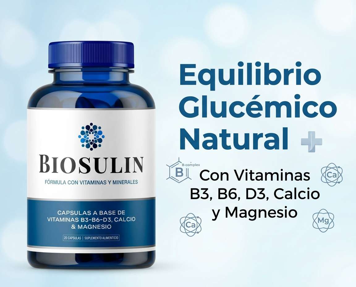 Biosulin cápsulas ventajas — control natural del azúcar en sangre México