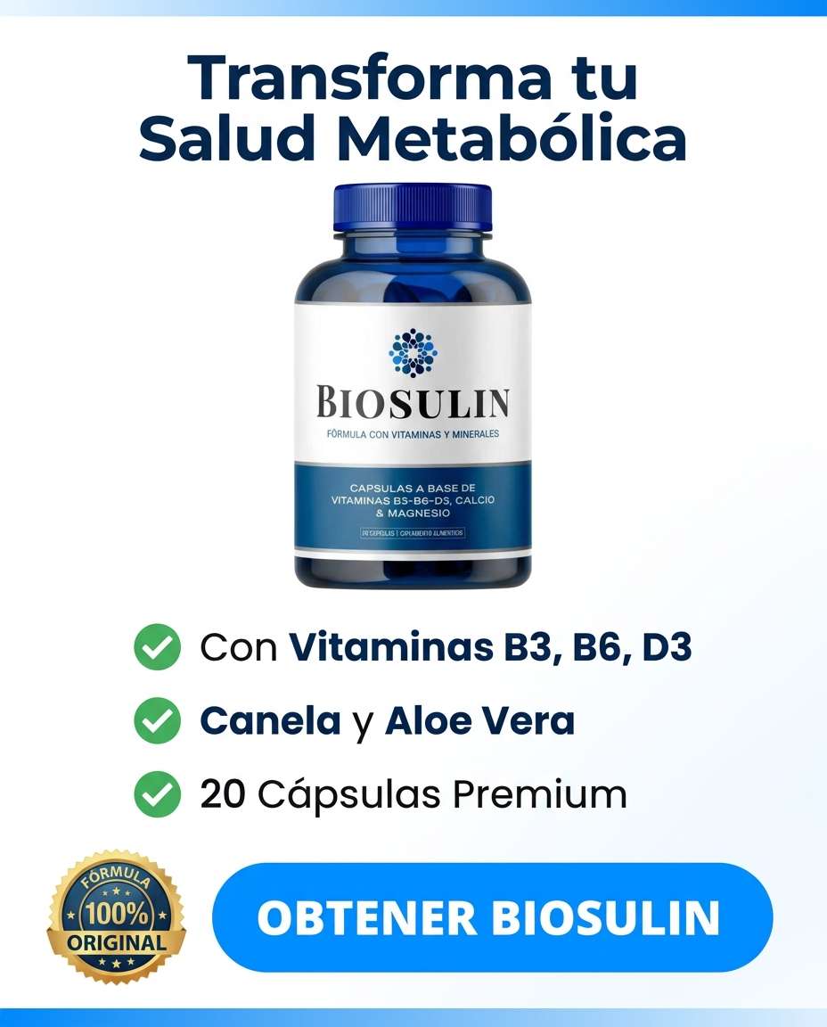 Ingredientes de Biosulin México — extracto de canela, aloe vera, cromo picolinato y ácido alfa-lipoico