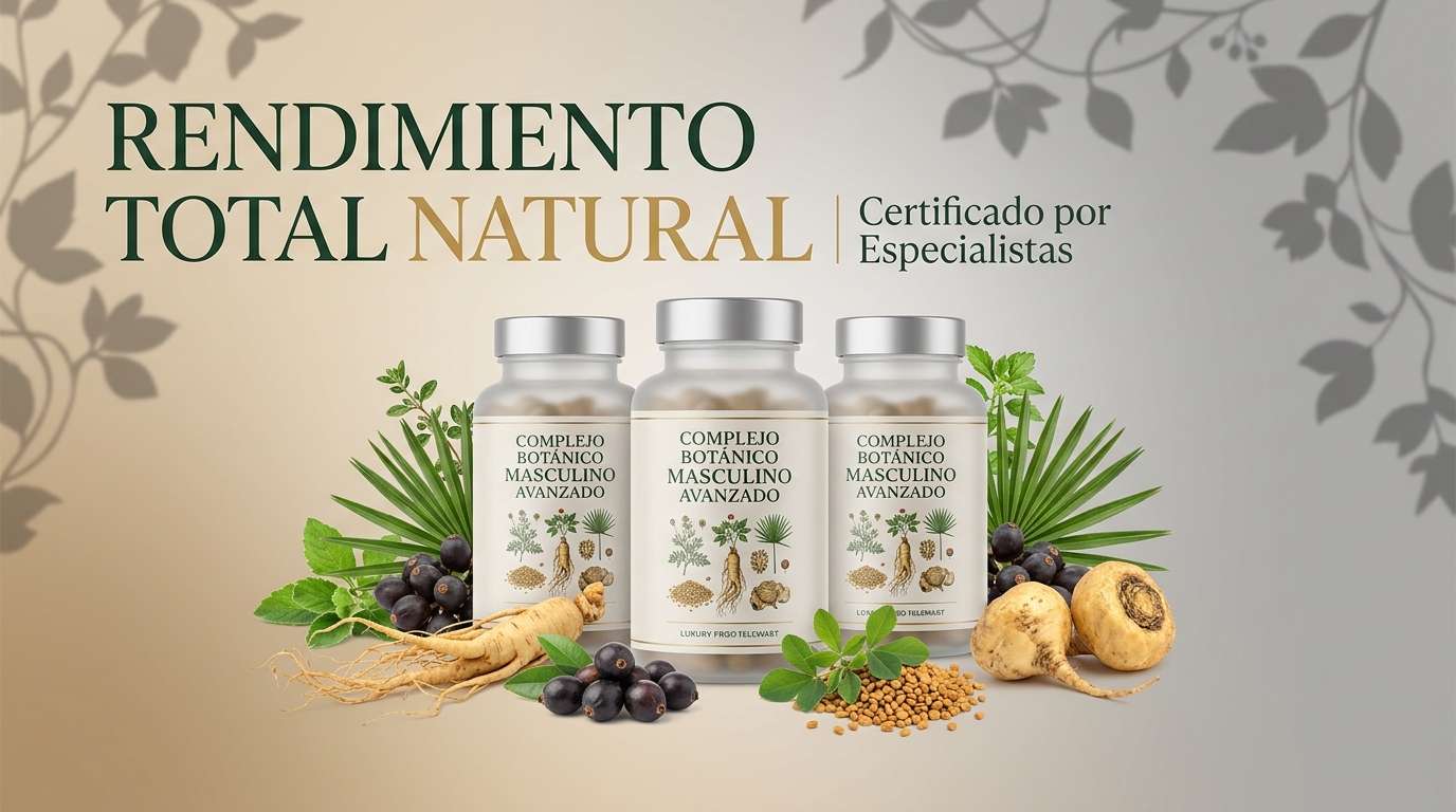 Vitalidad masculina natural — suplementos LATAM 2026