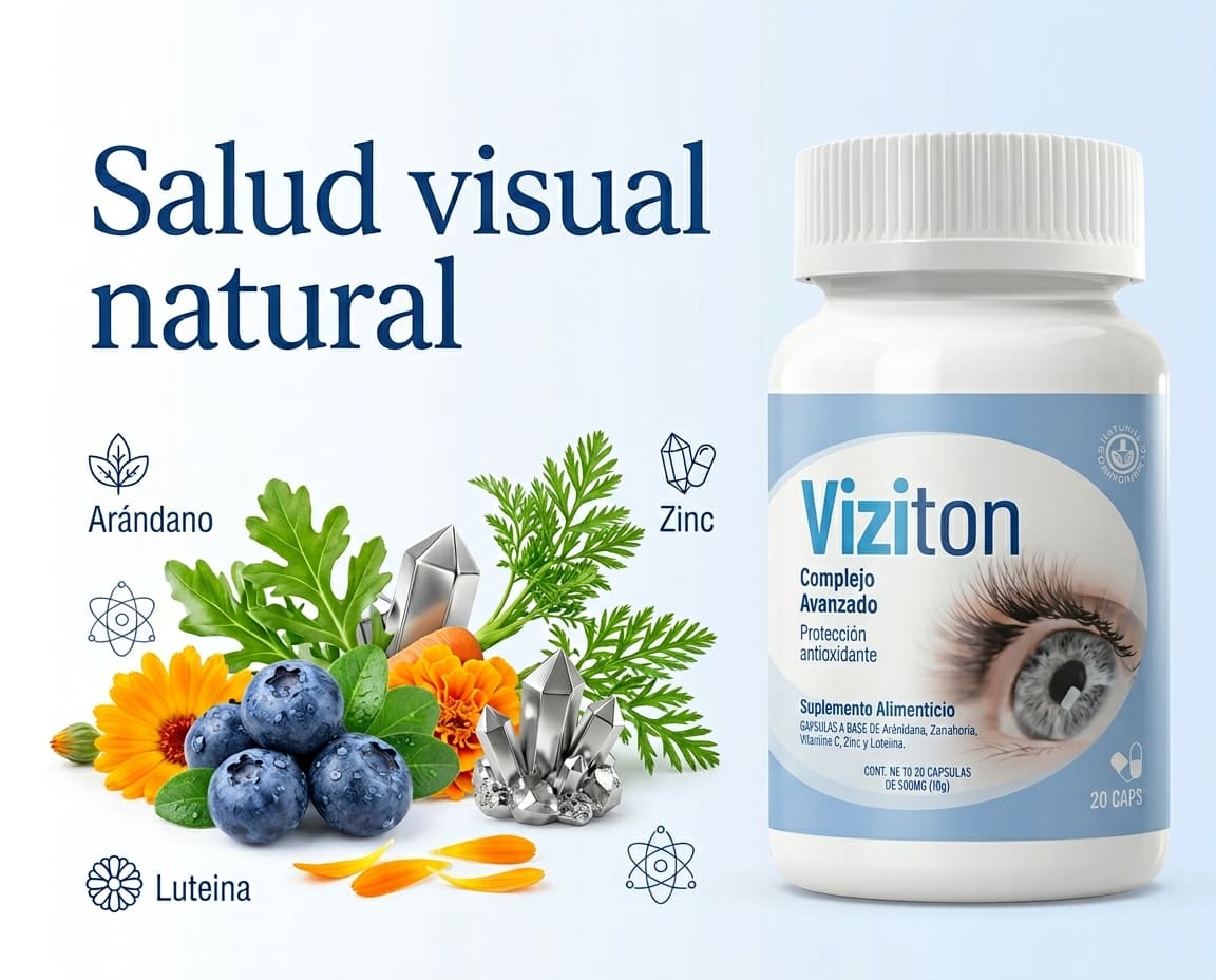 Viziton cápsulas para mejorar la visión natural en México — beneficios y precio
