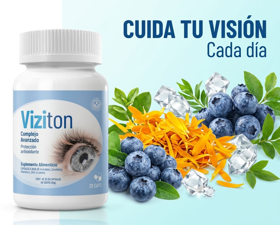 Uso seguro y responsable de Viziton cápsulas para la salud ocular natural en México