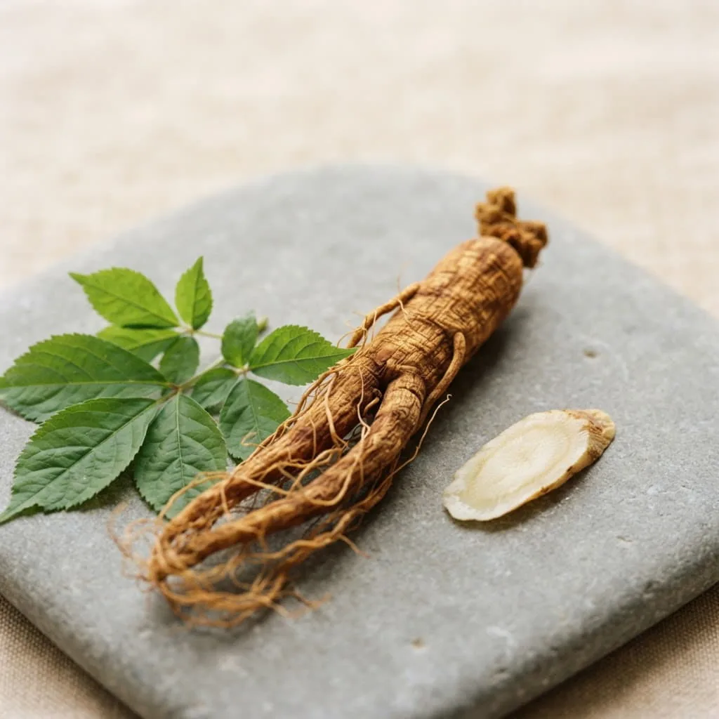 Raiz de ginseng, ativo da composição do Alphardente