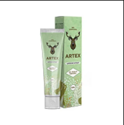 Artex — tubo de crema con estuche, Guatemala