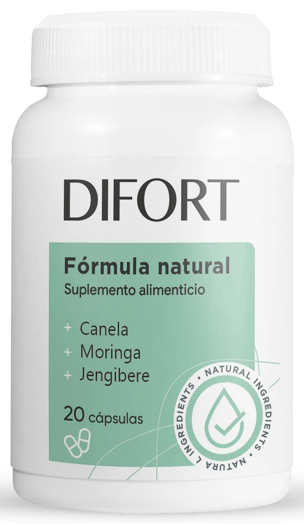 Difort — frasco de cápsulas, Guatemala