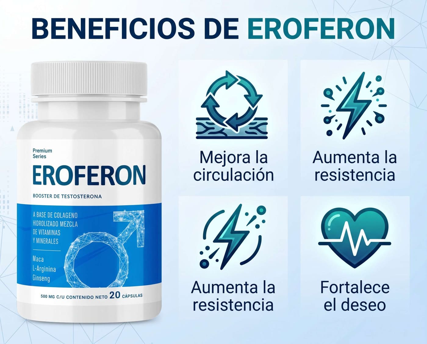 Eroferon cápsulas naturales para hombres México