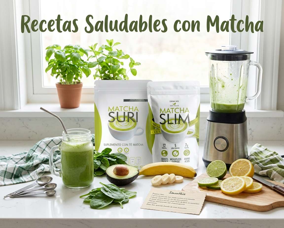 Matcha Suri bebida adelgazante con matcha japonés — antes y después, resultados en mujeres de LATAM