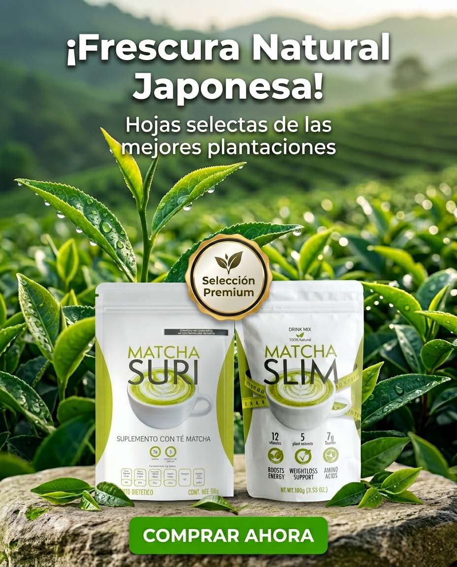 Matcha Suri y Matcha Slim — ingredientes naturales del té matcha japonés para adelgazar en México y LATAM