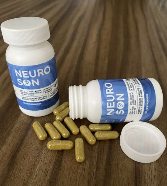 Neuroson ingredientes — ginkgo biloba, rodiola, zinc y vitaminas para la audición