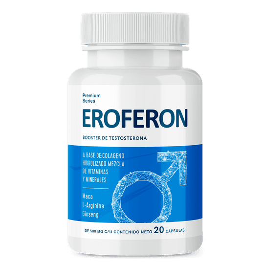 Eroferon suplemento natural para hombres – frasco 20 cápsulas México