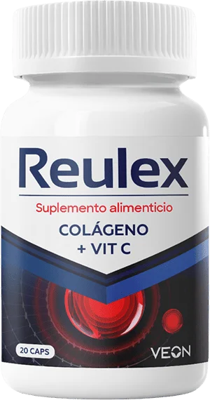Reulex — frasco de cápsulas con colágeno tipo II y MSM para las articulaciones