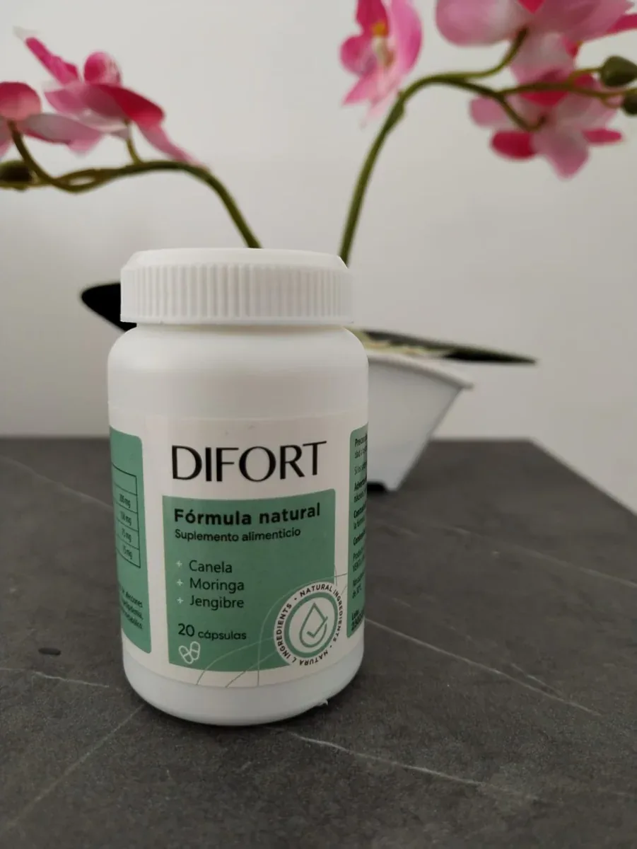 Difort — foto de un cliente en Guatemala: el envase tal como llega el pedido