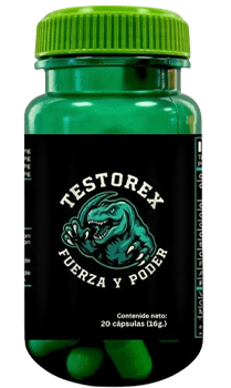 Testorex cápsulas naturales para vitalidad masculina — envase Guatemala