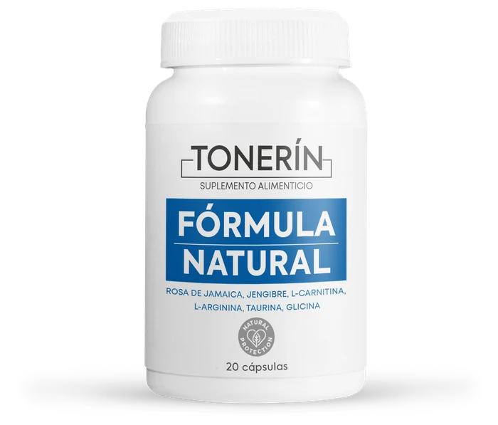 Tonerín — frasco de cápsulas, Guatemala