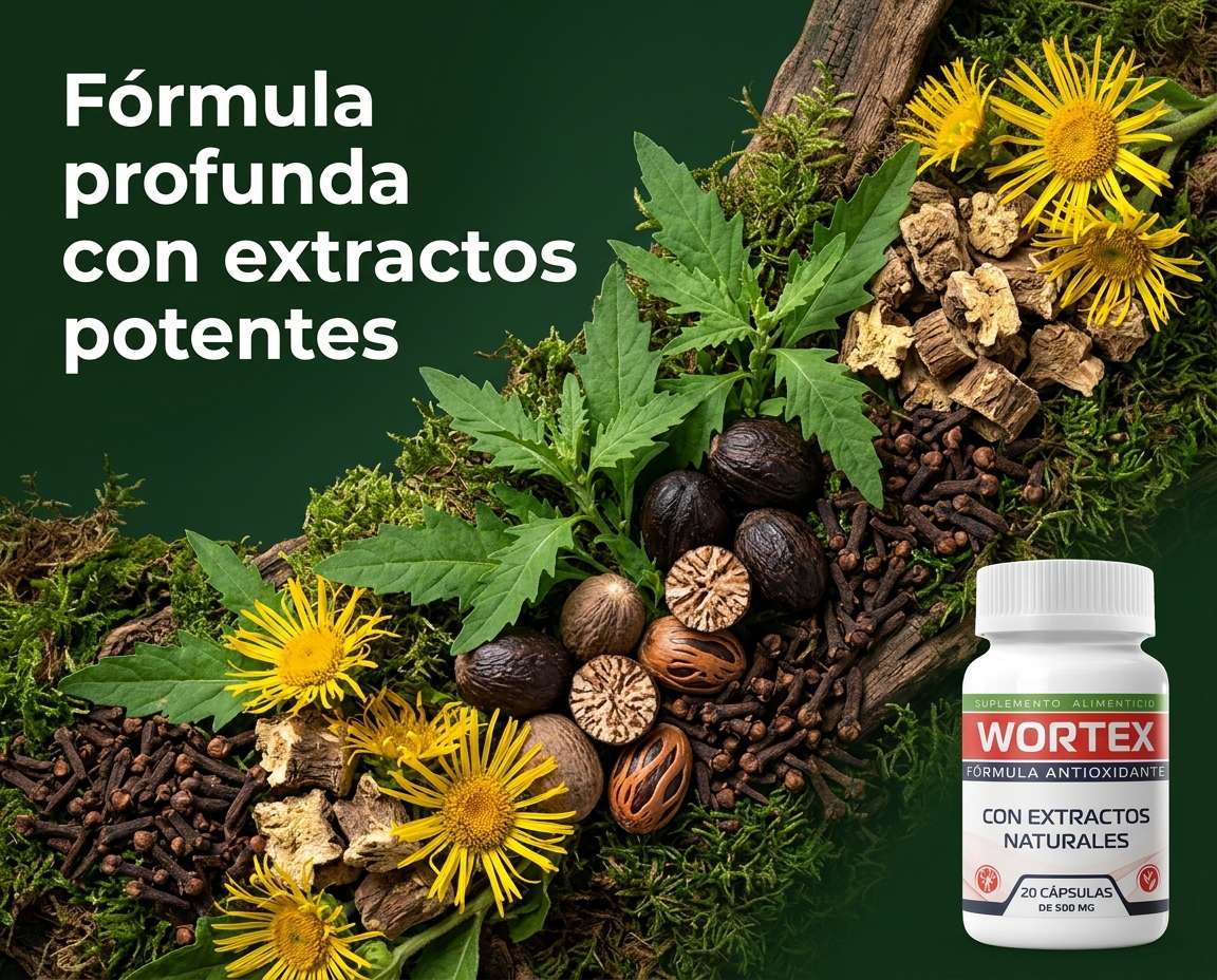 Wortex suplemento herbal antiparasitario — comprar online en México sitio oficial